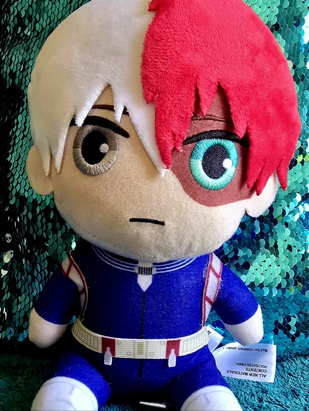 Red & White Two-Tone Hero Plush Doll - Kids Toy